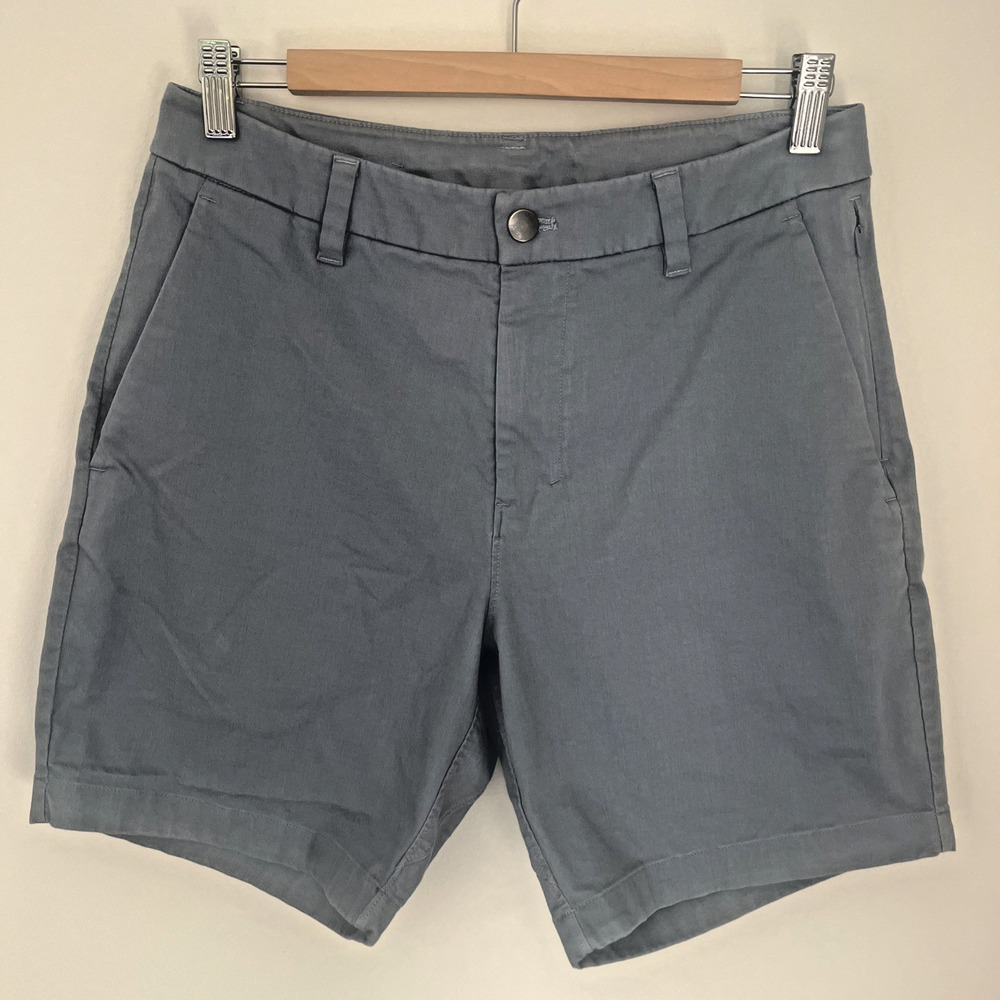Lululemon Commission Short Mens 30 Blue Classic Fit Hidden Pocket